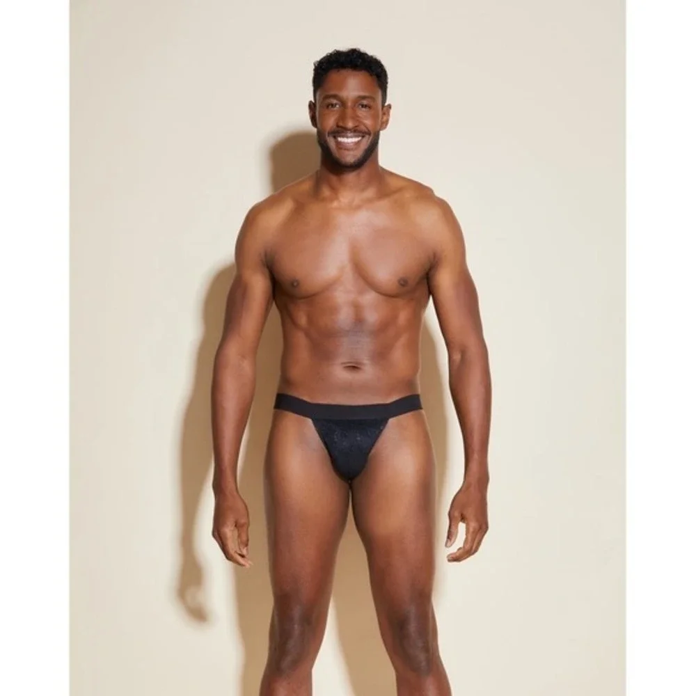 Cosabella Black Never Say Never Jock Strap Soft Support Designer Underwear M